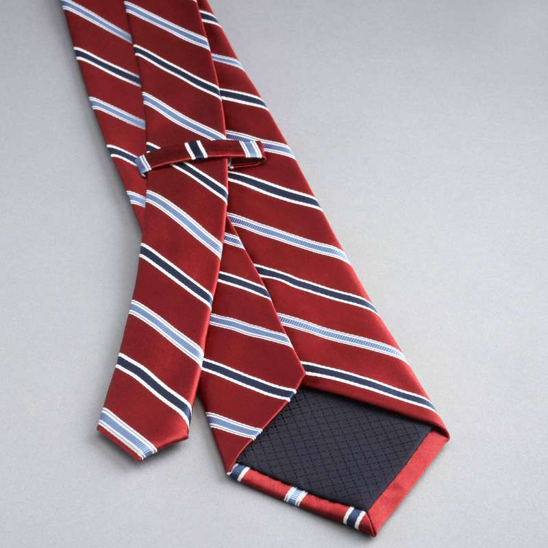 Striped Silk Tie image number null