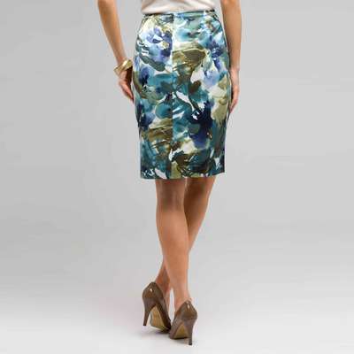 Floral Pencil Skirt