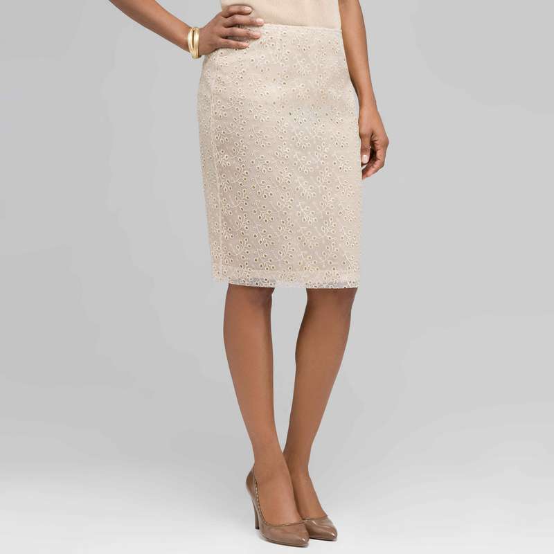 Floral Print Pencil Skirt. image number null