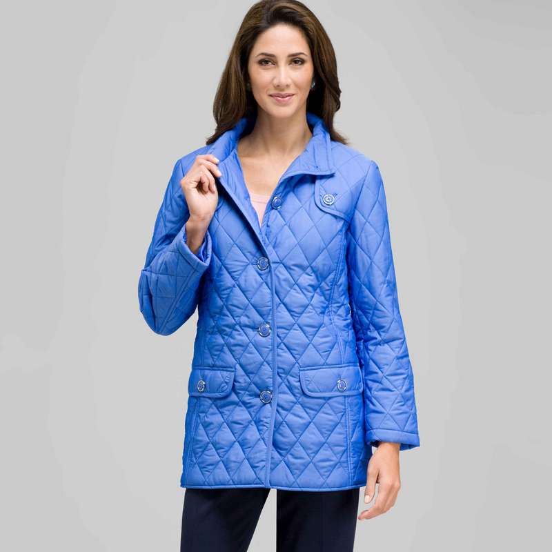 Quilted Car Coat image number null